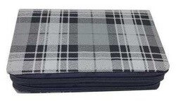 Fatih Ekose Desen Kalem Çantası Siyah - FATİH