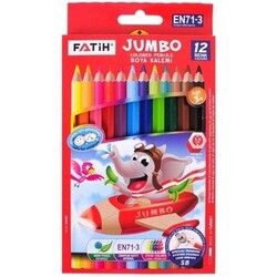 Fatih Jumbo Kuru Boya Kalem Takımı 12 Renk - 1