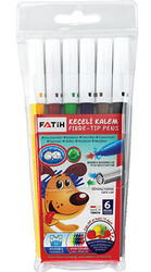 Fatih Keçeli Boya Kalem Takımı 6 Renk - FATİH