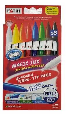 Fatih Keçeli Boya Kalem Takımı Silinebilir 8 Renk - 1