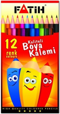 Fatih Kuru Boya Kalem Takımı Tam Boy 12 Renk - 1