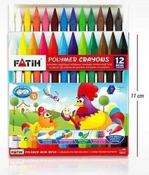 Fatih Mum Boya Takımı Crayon 12 Renk - 1
