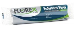 Florex Endüstriyel Büyük Boy Çöp Poşeti Siyah 65x80 cm 10 lu Rulo - FLOREX