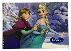 Frozen 25x35 cm Karton Kapak Spiralli Resim Defteri 15 yp - 3