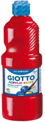 Giotto Akrilik Boya, Kırmızı 500 ml - 1
