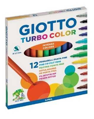 Giotto Keçeli Boya Kalem Takımı 12 Renk - 1