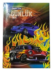 Gıpta 16x22 cm Sert Kapak Günlük Çizgili 120 yp - GIPTA