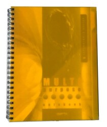 Gıpta A4 PP Kapak Spiralli Defter Kareli 150 yp - GIPTA