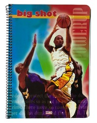 Gıpta A5 Karton Kapak Spiralli Okul Defteri Çizgili 96 yp - GIPTA