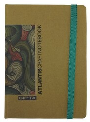 Gıpta Atlantis Sert Kapak Kraft Yp Defter, 13x18cm 100 yp - 2