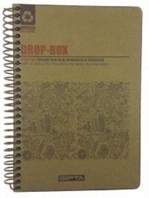 Gıpta Drop-Box Sert Kapak,Spiralli Kraft yp Defter 17x24 cm 100 yp - 2