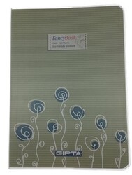 Gıpta Fancy Book, Plastik Esnek Kapak Defter,Çizgili 13x18 cm 120 yp - 1