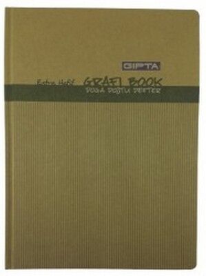 Gıpta Grafi Book, Sert Kapak Extra Hafif, Kareli Defter 20x28cm 120yp - 1