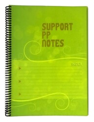 Gıpta Support A4 Spiralli PP Kapak Çizgili Defter 100 yp - GIPTA