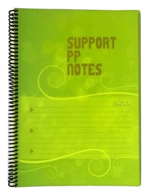 Gıpta Support A4 Spiralli PP Kapak Çizgili Defter 100 yp - 1