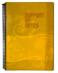 Gıpta Support A4 Spiralli PP Kapak Çizgili Defter 120 yp - 1