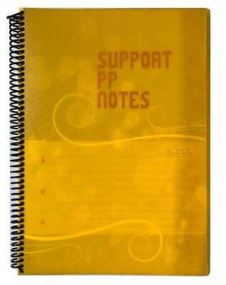 Gıpta Support A4 Spiralli PP Kapak Çizgili Defter 120 yp - 1