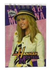 Hannah Montana A7 Karton Kapak Spiralli Cep Bloknot Çizgili 40 yp - 5