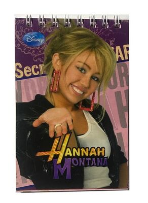 Hannah Montana A7 Karton Kapak Spiralli Cep Bloknot Çizgili 40 yp - 1