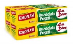 Koroplast Buzdolabı Poşeti Orta Boy 4al3 Öde - KOROPLAST