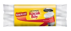 Koroplast Çöp Torbası Küçük Boy 40x50 cm 30 lu - KOROPLAST