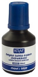 Kraf Beyaz Tahta Kalem Mürekkebi 30 ml 445G Mavi 