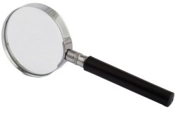 Kraf Büyüteç Metal Çerçeve 60mm 360G 6X - KRAF