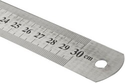 Kraf Çelik Cetvel 30 Cm Inch Ölçülü 530G - KRAF