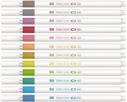 Kraf Color Lıner Kalem 0.5 mm 12 Li - KRAF