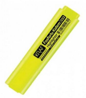 Kraf Fosforlu Kalem 333 Sarı - 1