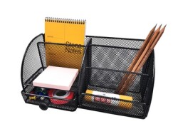 Kraf Perfore Masa Seti Kombine Çekmeceli 412G Siyah - KRAF