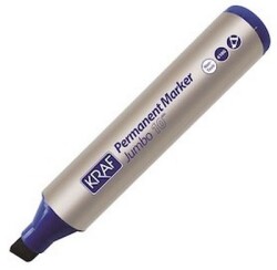 Kraf Permanent Markör Jumbo 10mm 610G Mavi 