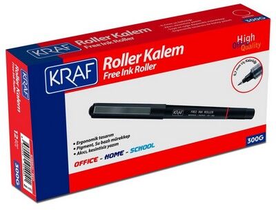 Kraf Roller Kalem 0.7 mm 300G Kırmızı - 4