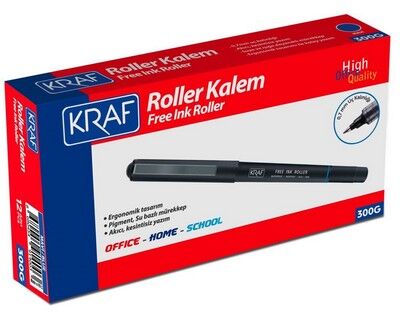 Kraf Roller Kalem 0.7 mm 300G Mavi - 4