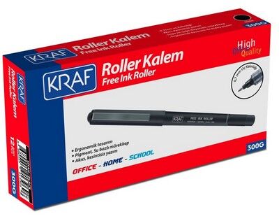 Kraf Roller Kalem 0.7 mm 300G Siyah - 4