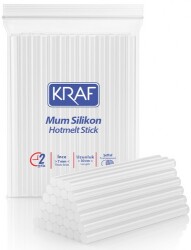 Kraf Slikon Şeffaf 30 cm İnce 1 Kg 4007 - KRAF