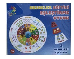 Laco Eğitici Eşleştirme Oyunu, Nesneleri Eşleştir 23x32 cm 30 Parça - LACO