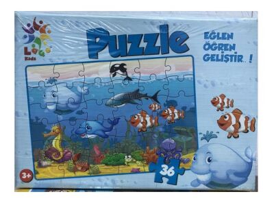 Laco Puzzle Akvaryum 22x32 cm 36 Parça - 1