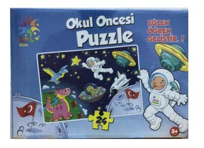 Laco Puzzle Astronot 22x32 cm 24 Parça - 1