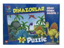 Laco Puzzle Dinazorlar 22x32 cm 42 Parça - LACO