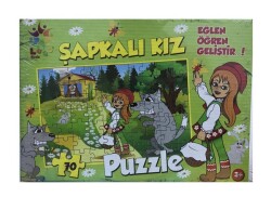 Laco Puzzle Şapkalı Kız 22x32 cm 70 Parça - LACO