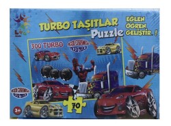 Laco Puzzle Turbo Taşıtlar 22x32 cm 70 Parça - LACO