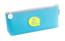 Languo LG-10176 Silikon Kalem Çantası Turkuaz Mavi - LANGUO