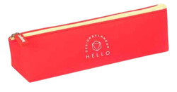 Languo LG-8714 Slim Silikon Kalem Çantası Kırmızı - LANGUO