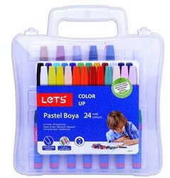 Lets Pastel Boya Takımı Plastik Çantalı 24 Renk - 1