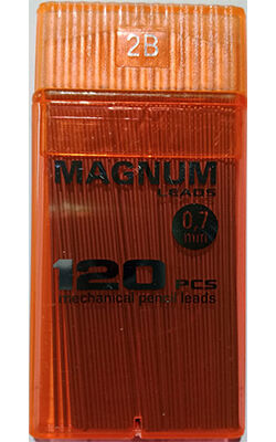 Magnum Min 0,7 mm 2B 120 li, Şeffaf Turuncu - 1