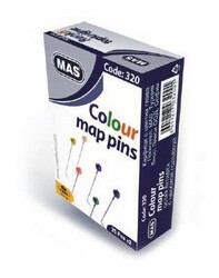 Mas Toplu İgne Renkli Başlı - MAS