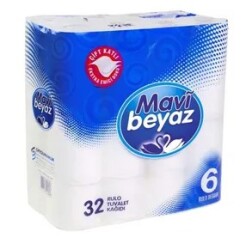 Mavi Beyaz Tuvalet Kağıdı 32 li - MAVİ BEYAZ