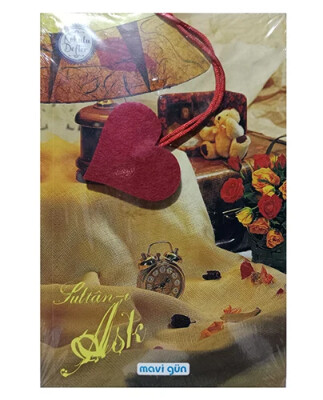 Mavi Gün Kokulu Defter 13,5x21cm 224 sy , Sultan-ı Aşk - MAVİ GÜN