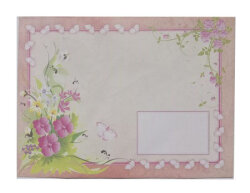 Mektup Zarfı Desenli 13x18 cm M:3 - 1